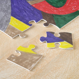 Quebra-cabeça De "arte abstracta do gato Picasso"