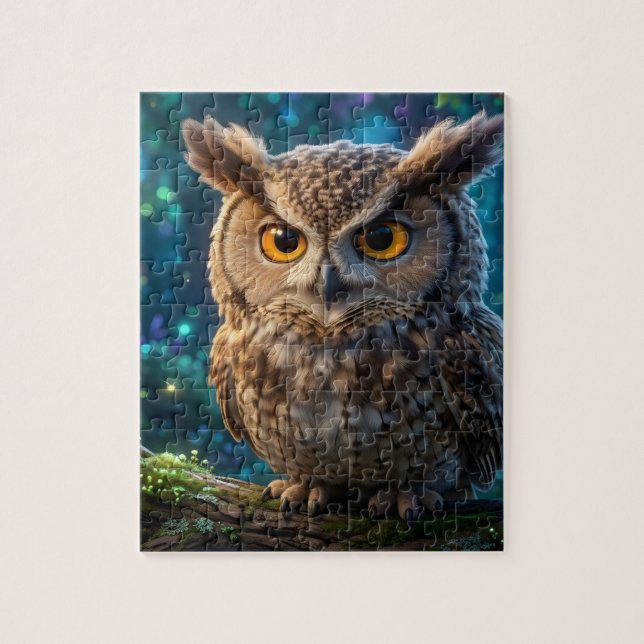 Quebra-cabeça de Arte Animal Realista (Vertical)