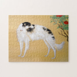 Quebra-cabeça de Arte Asiática Vintage Borzoi
