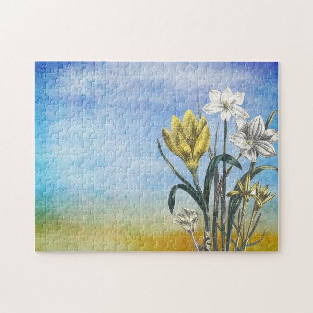 Quebra-cabeça de Arte de Flor de Água (Horizontal)