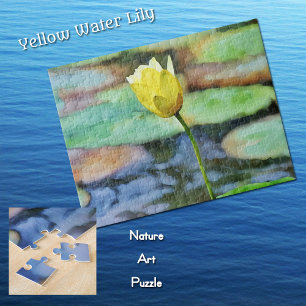 Quebra-cabeça de Arte de Lily Natural de Água Amar