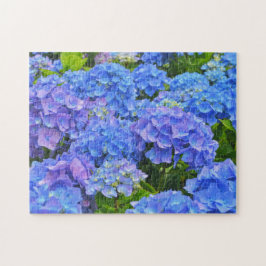 Quebra-cabeça de Arte do Jardim Azul bonito Hydran