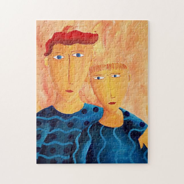 Quebra-cabeça de Arte Fina Pintura Contemporânea I (Vertical)