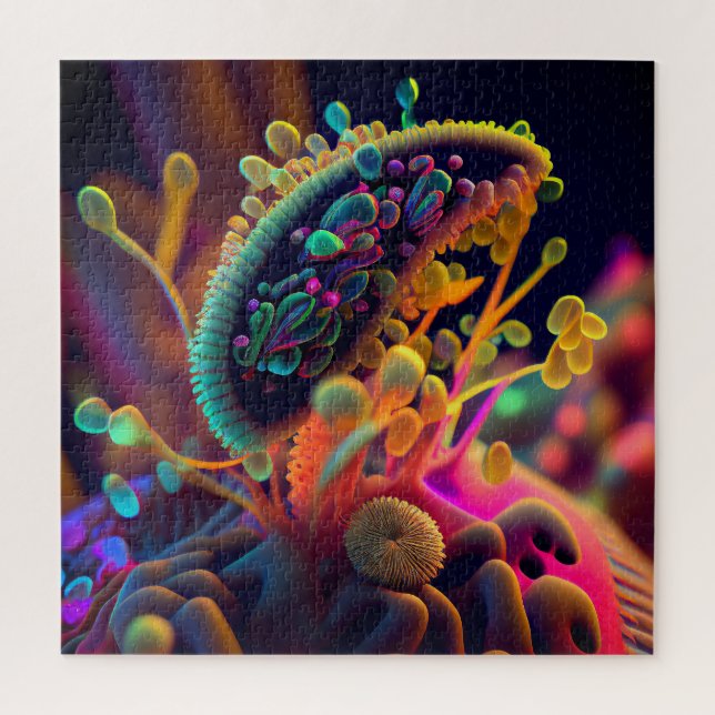 Quebra-cabeça de Arte Microscópica (Vertical)