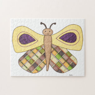 Quebra-cabeça de Arte Única - Borboleta 3 - Erin B