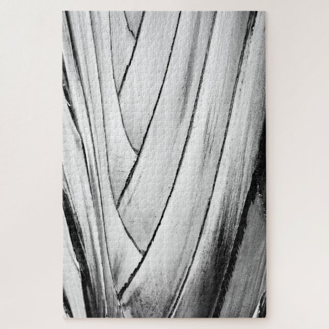 Quebra-cabeça de árvore de banana - Latido monocro (Vertical)