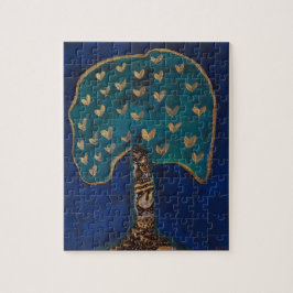 Quebra-cabeça de Árvore de Corações do ouro