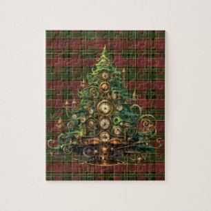 Quebra-cabeça de Árvore de Natal Steampunk