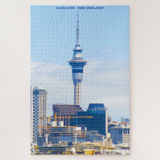 Quebra-cabeça de Auckland Nova Zelândia (Vertical)