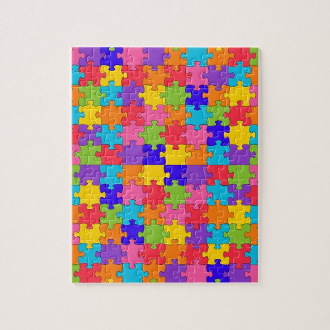 quebra-cabeça de autismo (Vertical)