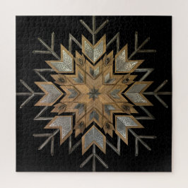 Quebra-cabeça de avelã com aço entrançado e espuma