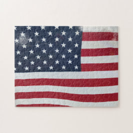 Quebra-cabeça de bandeira americana
