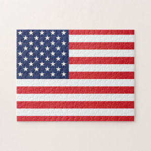 Quebra-cabeça de Bandeira Americana Patriótica