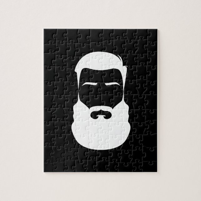 Quebra-cabeça de barba branca (Vertical)