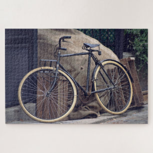 quebra-cabeça de bicicleta vintage