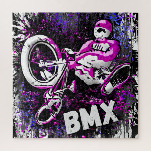 Quebra-cabeça de Bike Bmx Retroativo - Salto De Tr