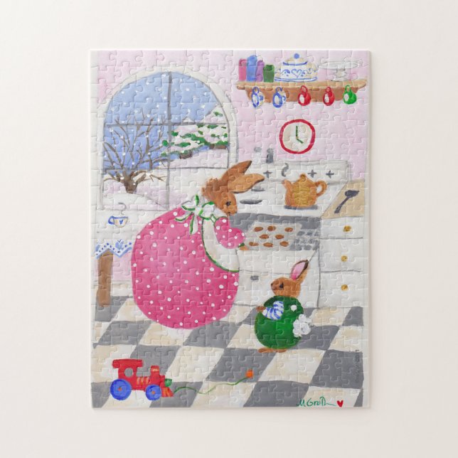 quebra-cabeça de biscoitos para panificação (Vertical)