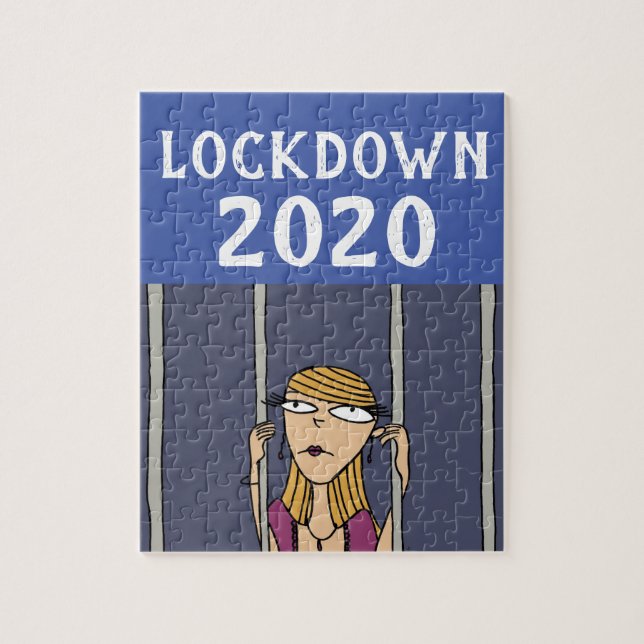Quebra-cabeça DE BLOQUEIO DE JIGSAW PANDEMIC 2020 (Vertical)