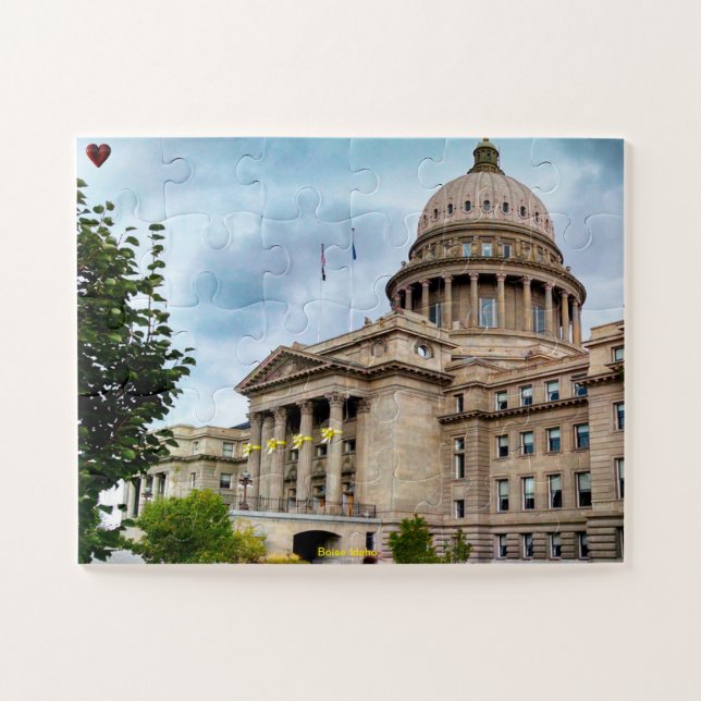 Quebra-cabeça de Boise Idaho (Horizontal)