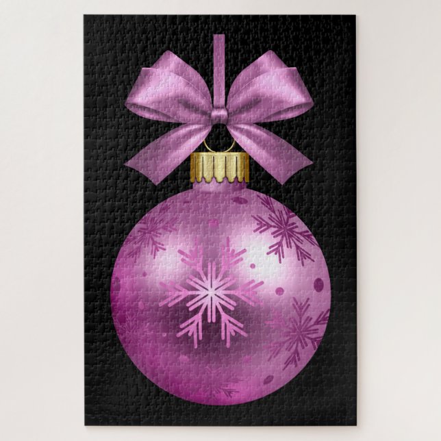 Quebra-cabeça de Bola de Natal (Vertical)