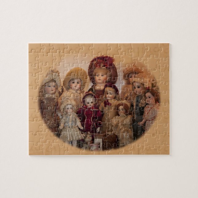 Quebra-cabeça de Bonecas e Amigos Franceses (Horizontal)