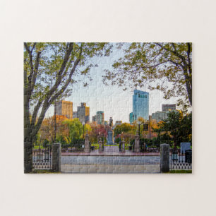Quebra-cabeça de Boston - Jardim Público de Bost