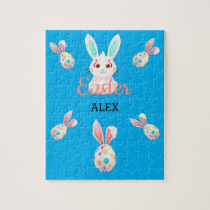 quebra-cabeça DE BUNNY COM OVOS E NOME ESPECIFICAD