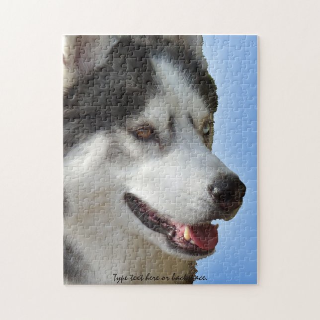 Quebra-cabeça De Cachorro Personalizado Quebra-cab (Vertical)