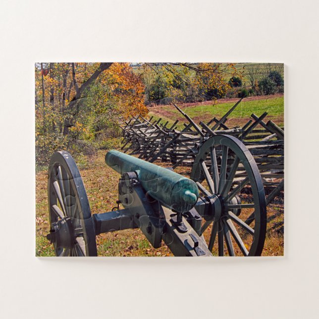 Quebra-cabeça de Canhões da Guerra Civil (Horizontal)