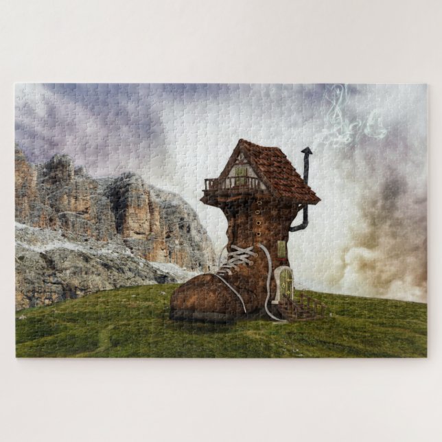 quebra-cabeça de casa de calçados (Horizontal)