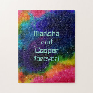 Quebra-cabeça de Casamento Galáctico Sci-Fi