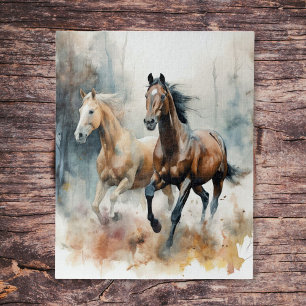 Quebra-cabeça de Cavalo Selvagem Ocidental