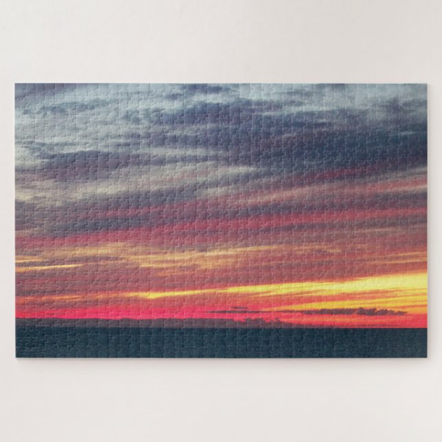 Quebra-cabeça de Cena Sunset Sky (Horizontal)