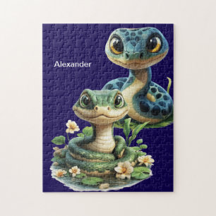 Quebra-cabeça de cobra personalizado