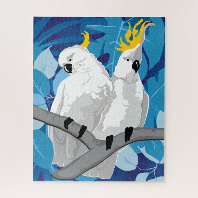 quebra-cabeça de Cockatoo 16x20 para Pessoas cegas (Vertical)