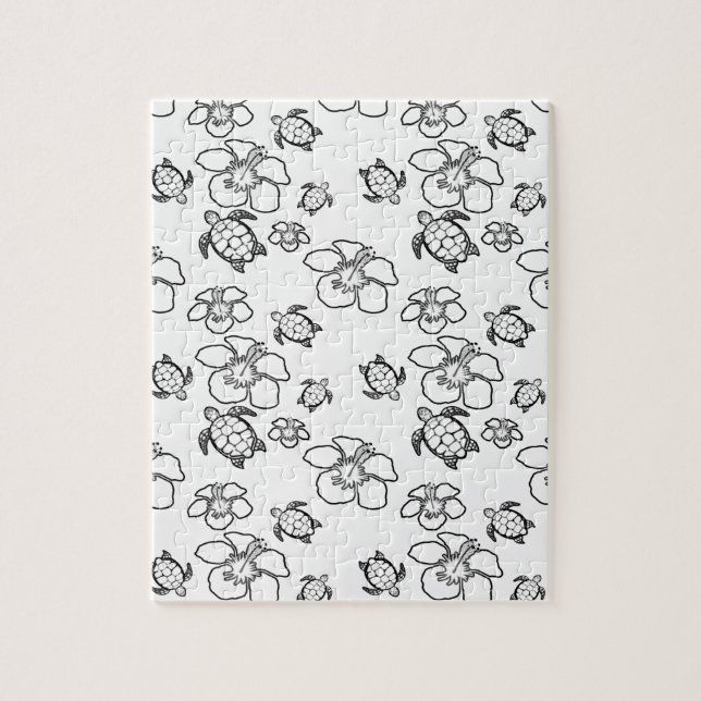 Quebra-cabeça de Coloração de Padrão Havaiano (Vertical)