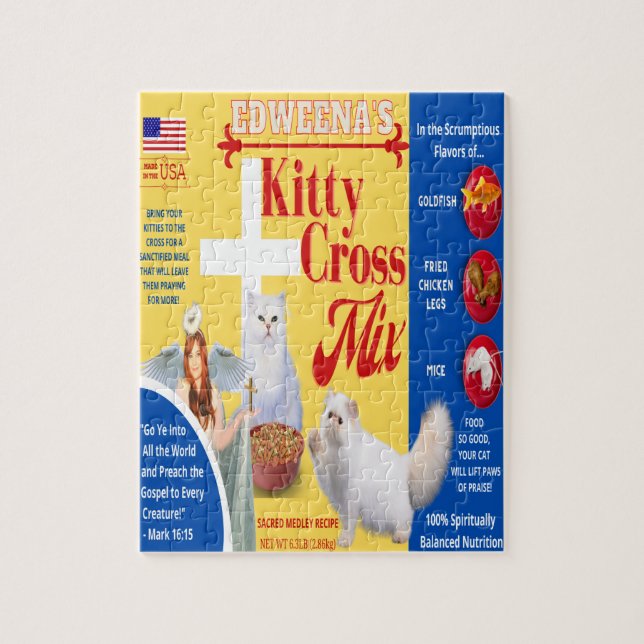 Quebra-cabeça de Combinação de Gatinhos de Edweena (Vertical)