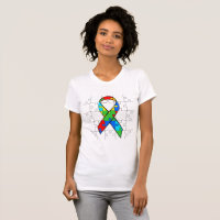 Quebra-cabeça de Consciência Autismo Parte Camisa 