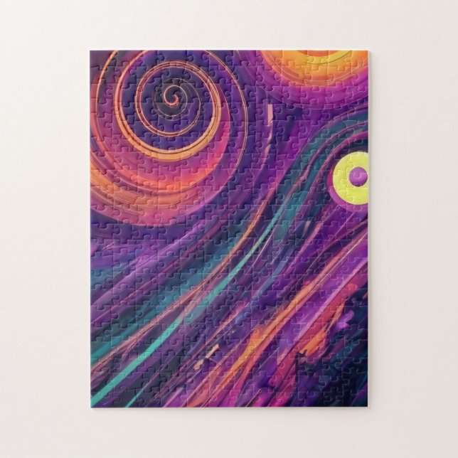 Quebra-cabeça de cores de fluxo - 252 peças (Vertical)