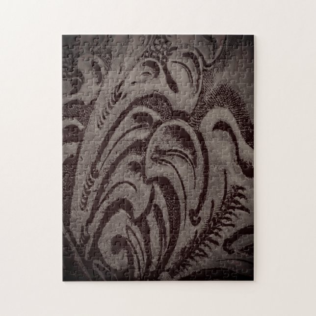 Quebra-cabeça de Couro Floral Russo Difícil (Vertical)