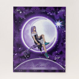 Quebra-cabeça de Criança Roxa