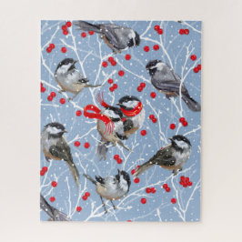 Quebra-cabeça de Cuddling Chickadees Jigsee