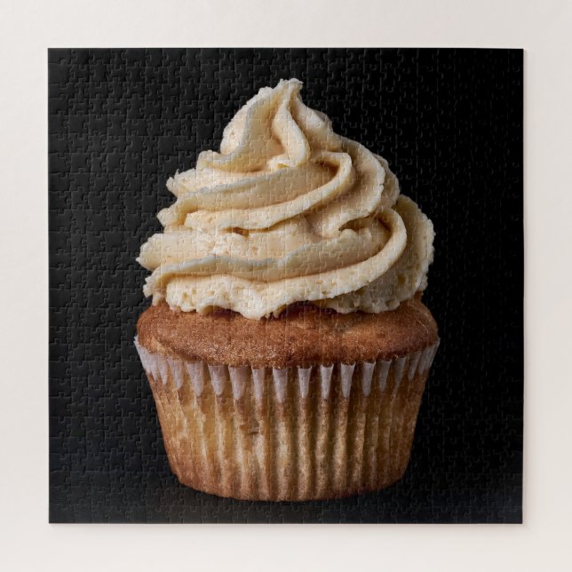 Quebra-Cabeça de Cupcake de Creme de Manteiga Queb (Vertical)