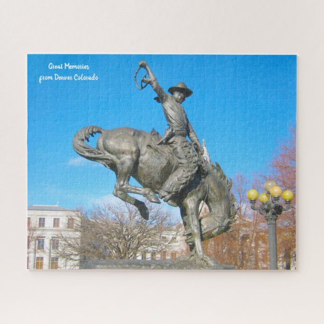 Quebra-cabeça de Denver Colorado Jigsee (Horizontal)