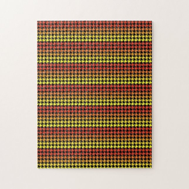 Quebra-cabeça de desafio do som amarelo vermelho (Vertical)