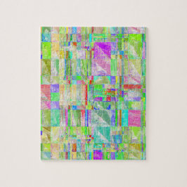 Quebra-cabeça de Design Abstrato do Quirky Quilt