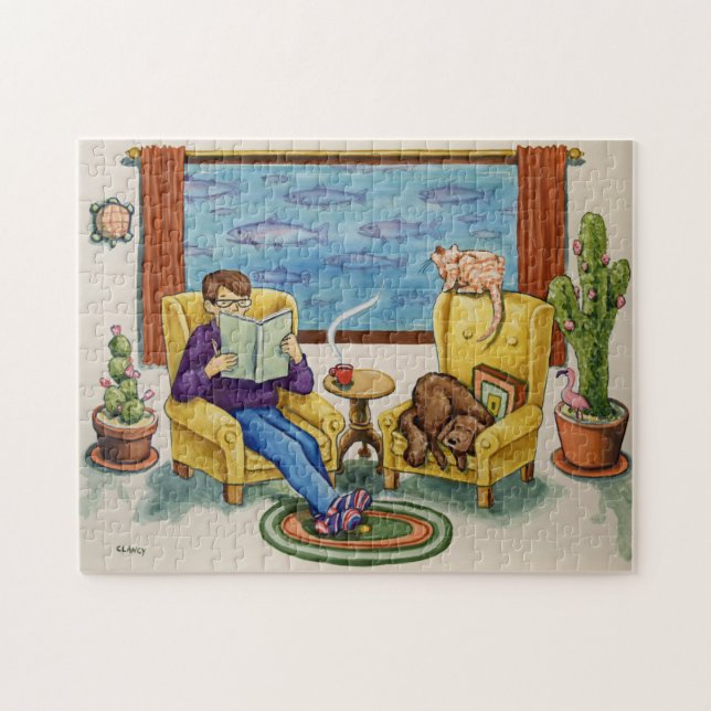 Quebra-cabeça de Dia de Chuva (Horizontal)