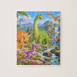 quebra-cabeça de dinossauro