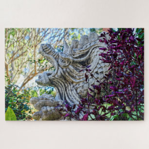 quebra-cabeça de dragão de pedra