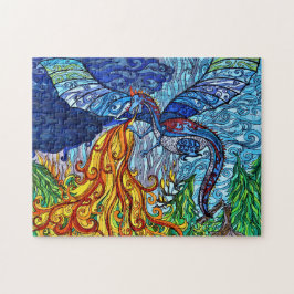 Quebra-cabeça de Dragão de Vidro Estreito